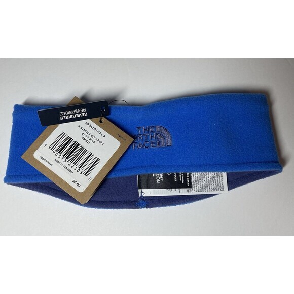 The North Face K Glacier Rev Headband Optic Blue Kids Small Reversible - Picture 1 of 9
